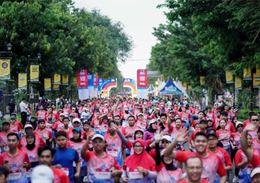 HUT ke 126 RS Bethesda di Ikuti 2126 Orang Event Fun Run Lintasi Sumbu Filosofi Yogyakarta