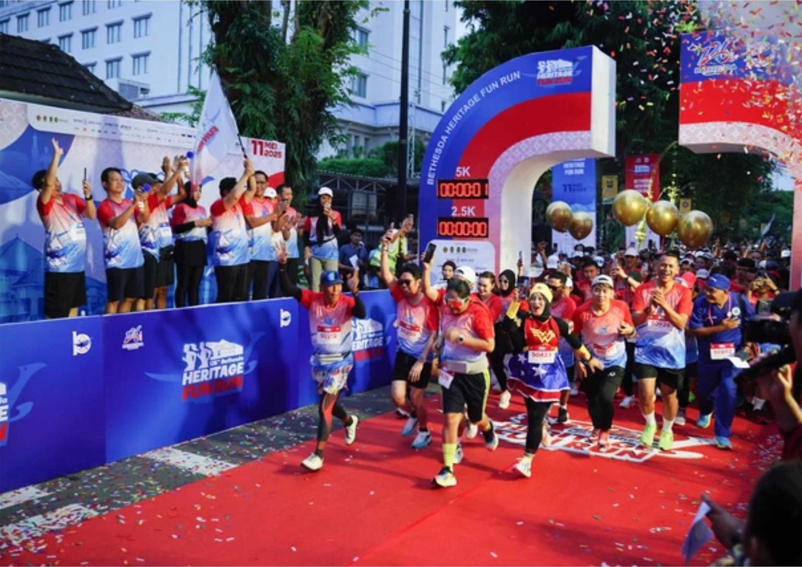 HUT ke 126 RS Bethesda di Ikuti 2126 Orang Event Fun Run Lintasi Sumbu Filosofi Yogyakarta