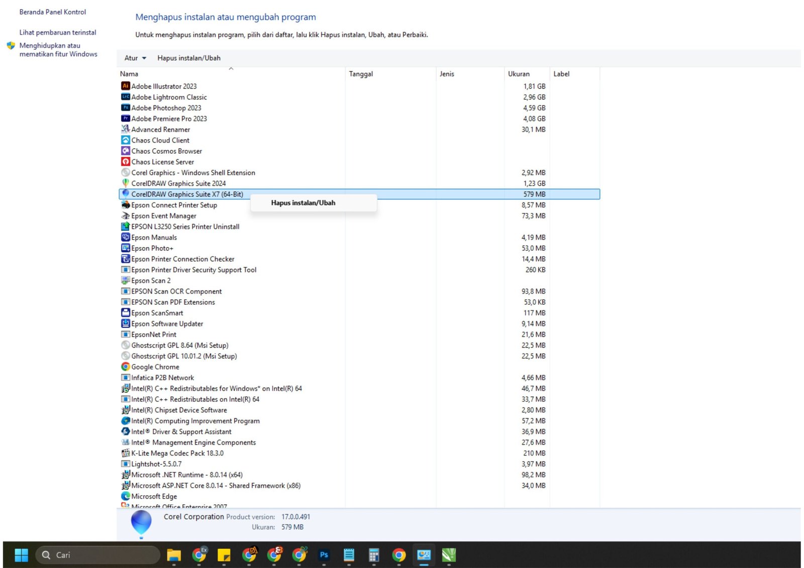 Cara Menampilkan Thumbnail CorelDraw X7