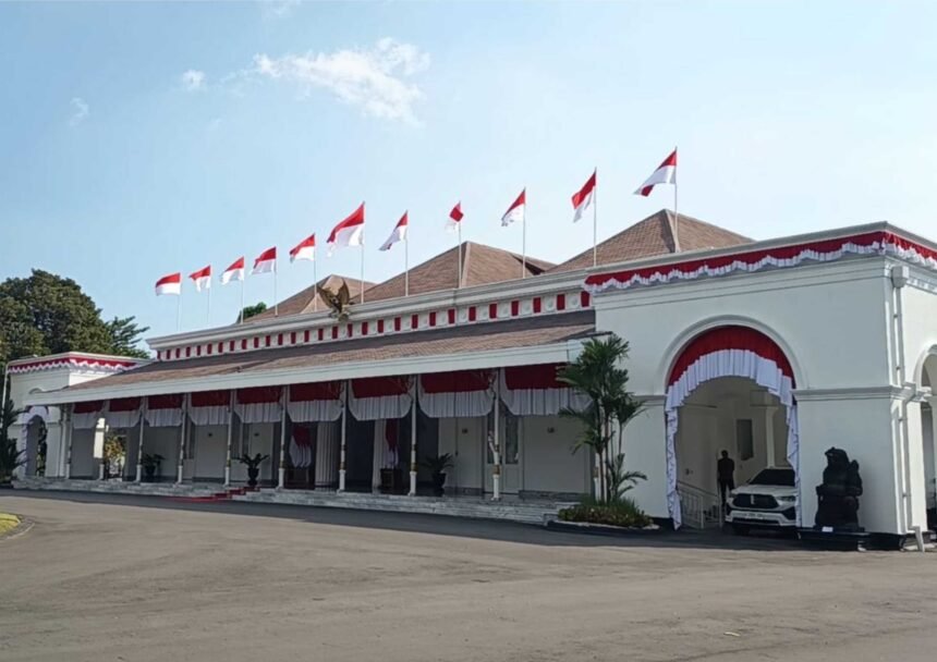 Merah Putih di Istana Yogyakarta