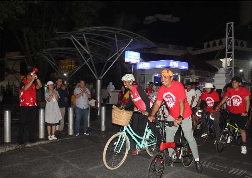 Kegiatan Gowes Malam Sambut Peserta Yogyakarta Criterium League 2026